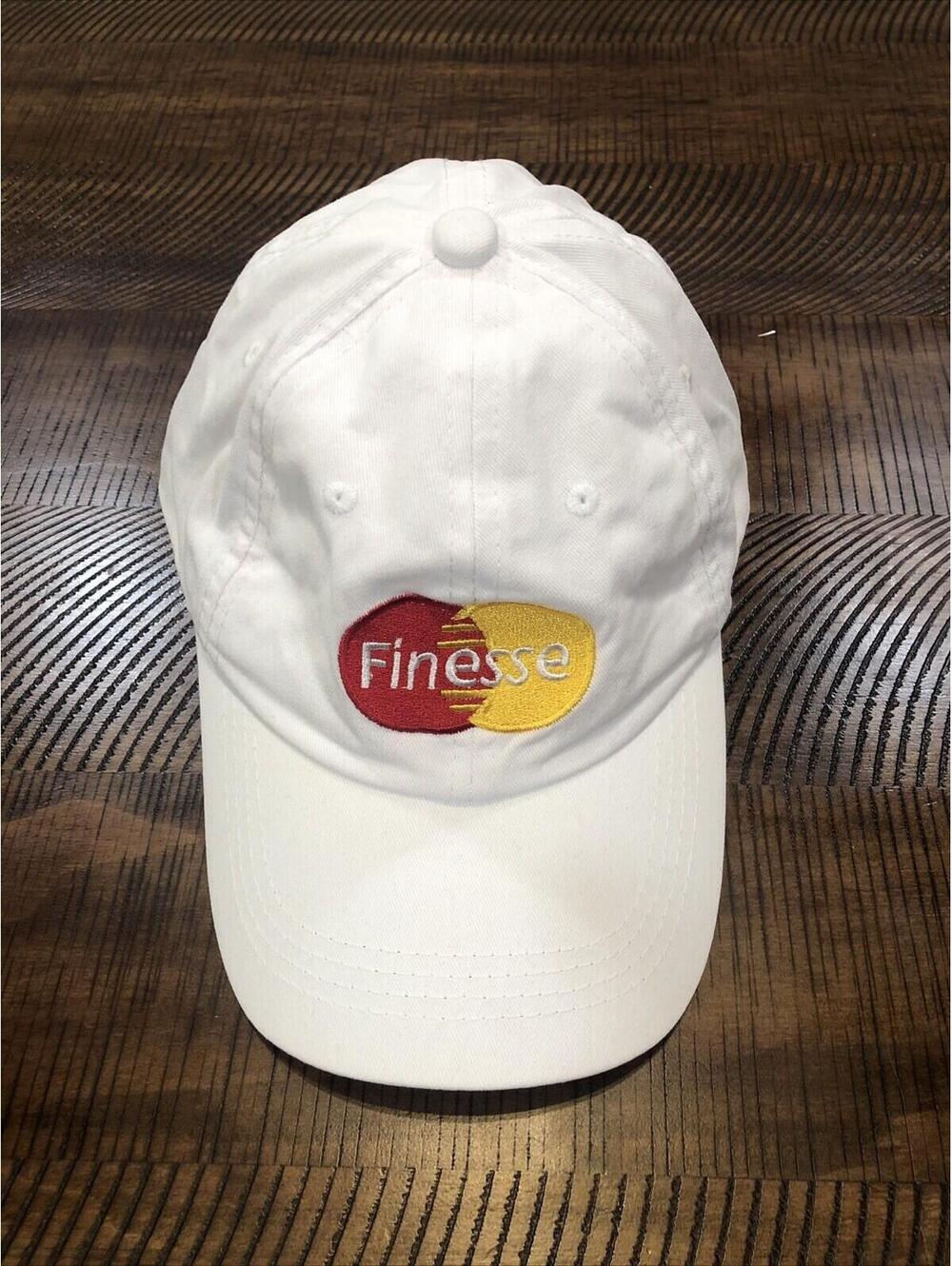 Finesse Mastercard Cap Dad Cap Dad Hat White One Size. Baseball Hat‎